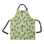 Grape Leaves Pattern Adjustable Apron - Yliana