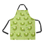 Kiwi Pattern Background Adjustable Apron - Yliana