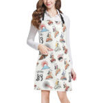 Sushi Japanese Pattern Adjustable Apron - Yliana