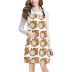 Onion Theme Pattern Adjustable Apron - Yliana
