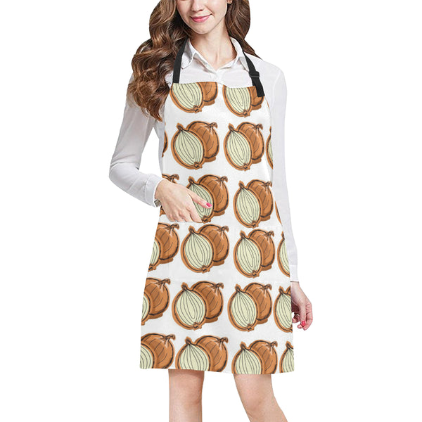 Onion Theme Pattern Adjustable Apron - Yliana