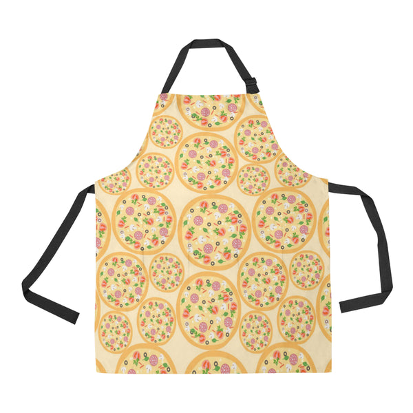 Pizza Theme Pattern Adjustable Apron - Yliana