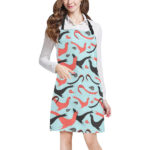 Sea Lion Pattern Theme Adjustable Apron - Yliana