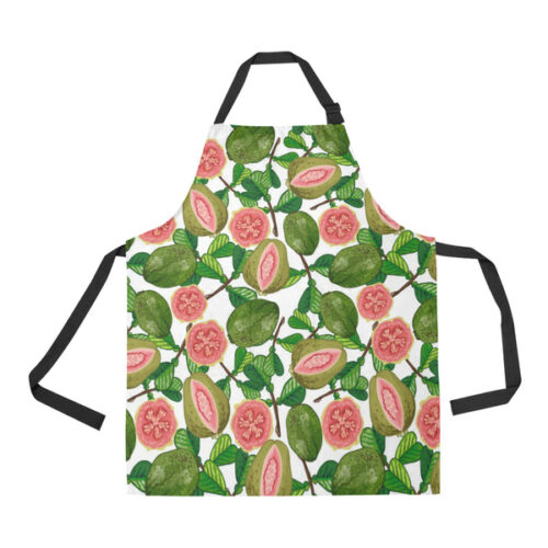 Guava Leaves Pattern Adjustable Apron - Yliana