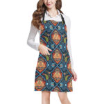 Indian Traditional Pattern Adjustable Apron - Yliana
