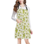 Grape Pattern Background Adjustable Apron - Yliana