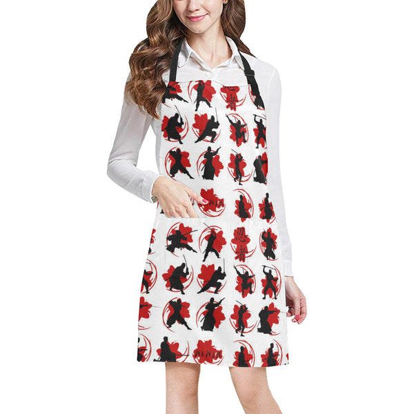 Ninja Pattern Adjustable Apron - Yliana