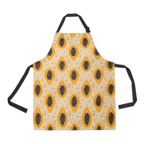 Papaya Pattern Adjustable Apron - Yliana