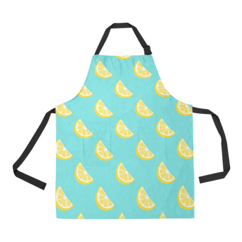 Lemon Theme Pattern Adjustable Apron - Yliana