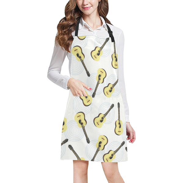 Classic Guitar Pattern Adjustable Apron - Yliana