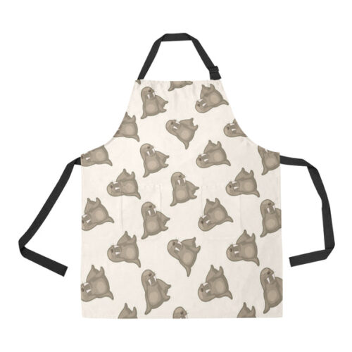 Sea Lion Pattern Adjustable Apron - Yliana
