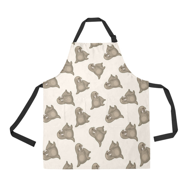 Sea Lion Pattern Adjustable Apron - Yliana