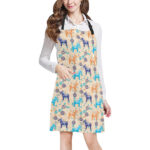 Cute Horse Pattern Adjustable Apron - Yliana