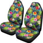 Aloha Hawaii Tropical Pattern Print Universal Fit Car Seat Covers