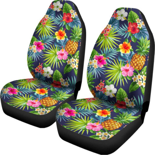 Aloha Hawaii Tropical Pattern Print Universal Fit Car Seat Covers