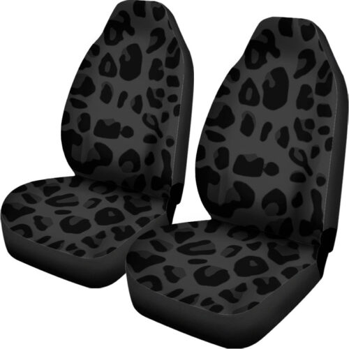 Black Leopard Print Universal Fit Car Seat Covers