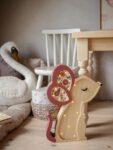 Wooden Mouse Night Light for Kids - Wall-Mounted with Remote Control - Yliana