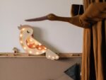 Wooden Bird Night Light for Kids - Wall-Mounted with Remote Control - Yliana