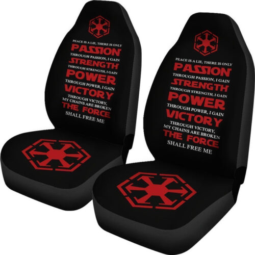 The Sith Code Universal Fit Car Seat Covers